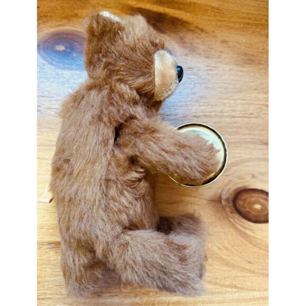 Bear Max Carl Original‎ Playing Cymbals Wind Up Toy Works Well West Germany VTG - Picture 5 of 12